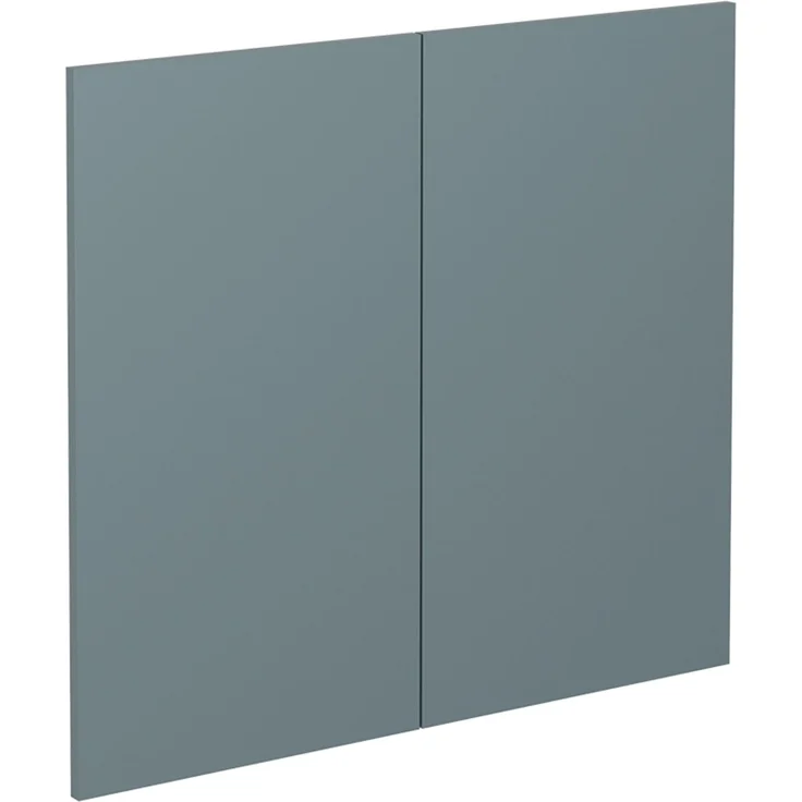 Küchenfront R-Line Blau-Grau 79.2 x 71.3 cm Möbelfront für den Spülenunterschrank Vicco – Bild 1