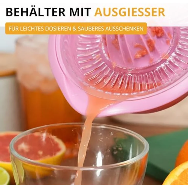 Westmark Zitrus- und Orangenpresse Limetta 0,5 L rosa – Bild 6