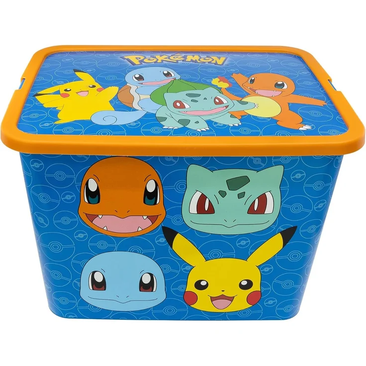 Pokemon Spielzeug-Click Box Aufbewahrungsbox Ideale Aufbewahrungslösung für Spielzeug 23 Liter – Bild 1