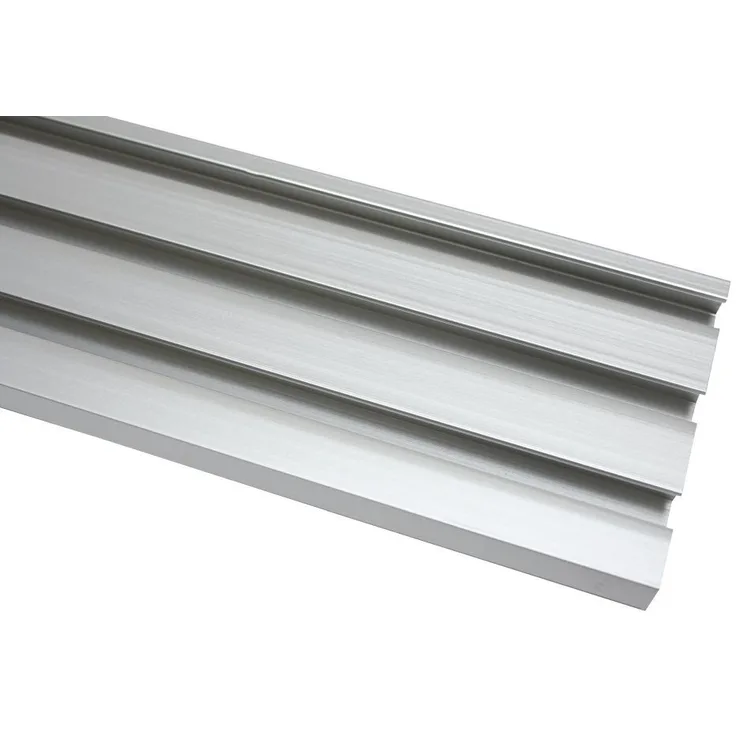 Gardinia Schiene für Flächenvorhang Atlanta silber, 210 cm, 3-läufig