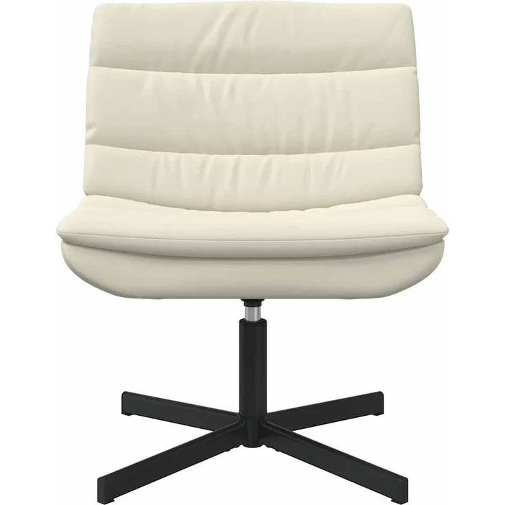 vidaXL Drehstuhl Creme 63 x 75 x 76 cm PU 42007340 – Bild 3