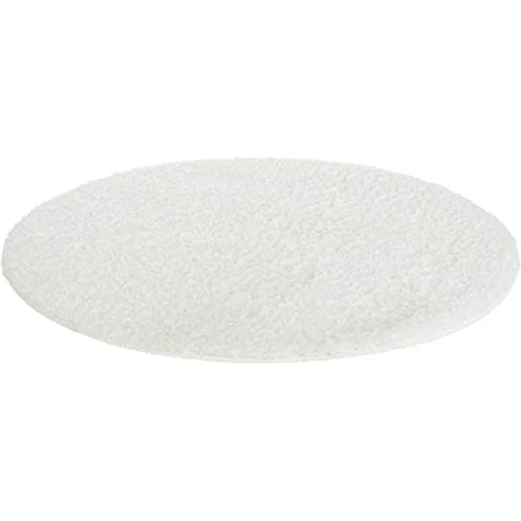 Brandsseller Badematte Ø 60 cm Badvorleger Badteppich Rund Weiß – Bild 3