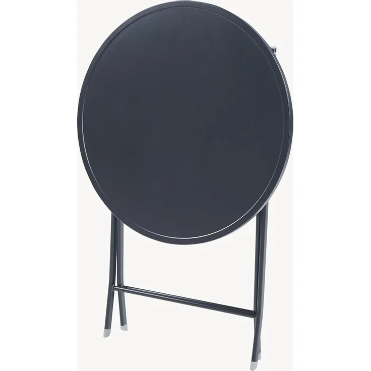 Klapptisch Sande Stahl 71xØ62 cm Schwarz [en. casa] – Bild 8