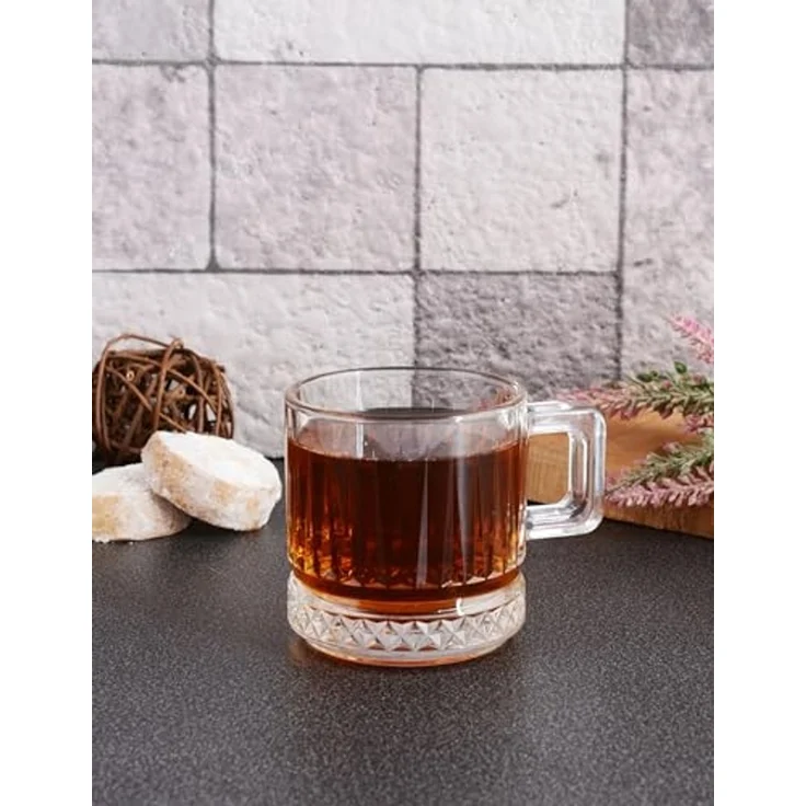 Pasabahce 2er Set 195cc 55422 Elysia Teegläser Fincan Kupasi transparent – Bild 3
