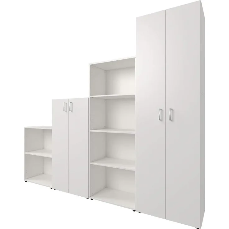 möbelando Büro-Set Trio 2345, (4-tlg), 228 x 186,5 x 34,5 cm (B/H/T)