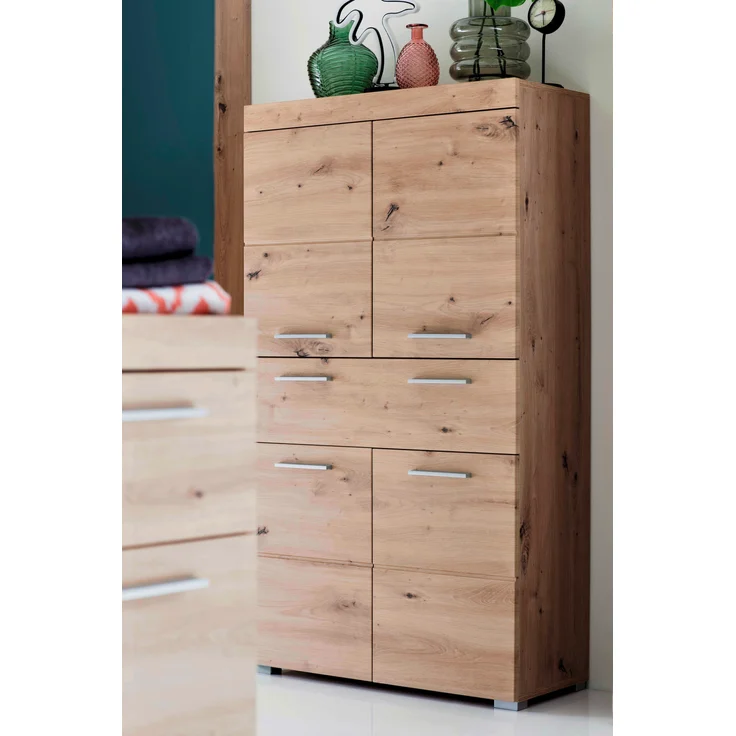 Trendteam 'Amanda' Hochschrank, Holz, Eiche, 190 x 31 x 37 cm – Bild 8