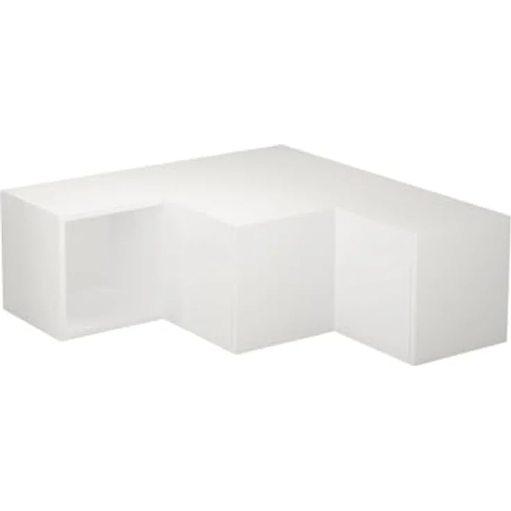 Calicosy Eck-TV-Möbel, Weiß, Lowboard aus Holzwerkstoff, 92x32x90 cm, nachhaltig hergestellt, FSC-zertifiziert – Bild 1