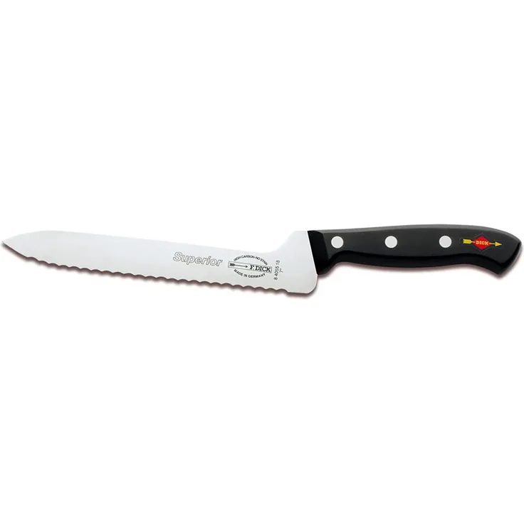 F. DICK Sandwichmesser, Superior (Wellenschliff 18 cm, nichtrostend, 56° HRC)