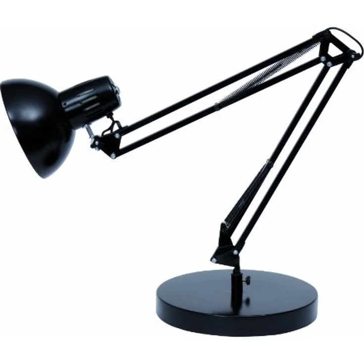 ALBA ARCHITEKT LED Schreibtischlampe, schwarz, energieeffizient mit verstellbarem Arm – Bild 2