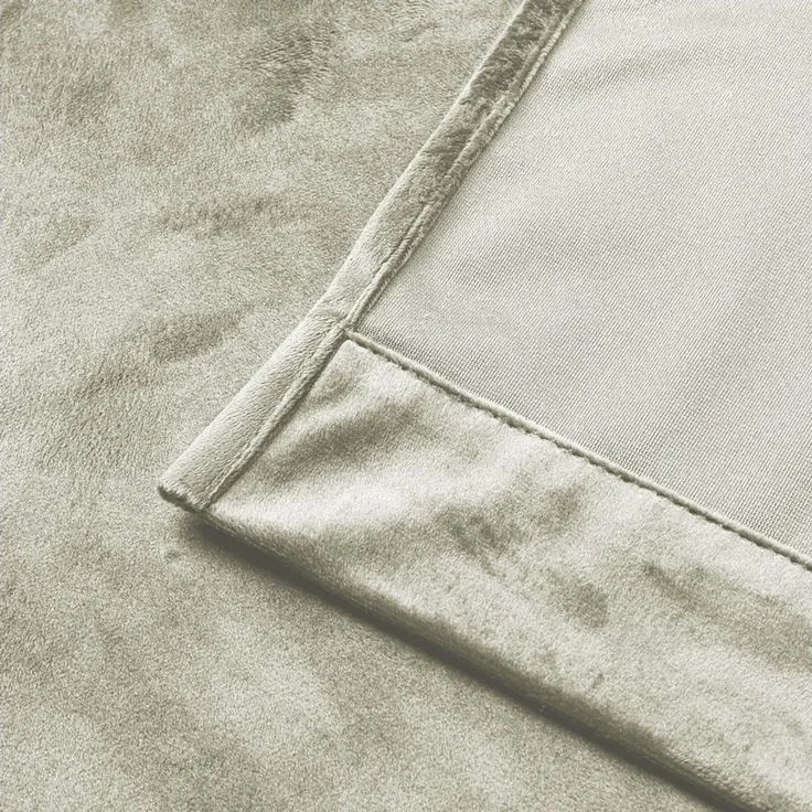 texpot Vorhang Samtvorhang 140x245 cm mit Öse wasserabweisend (1 St), Ösen, verdunkelnd – Bild 3