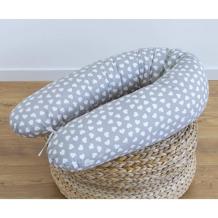 Loolay Seitenschläferkissen M/ L oder L/ XL Schwangerschaftskissen Stillkissen Schlafen Kissen, M/ L oder L/ XL Lagerungskissen + 100% Baumwolle Bezug 170 und 190 cm, Standard & X-LARGE Kissen SUPER Geschenk für Schwangern Seitenschläfer, LOOLAY® - 100... – Bild 2
