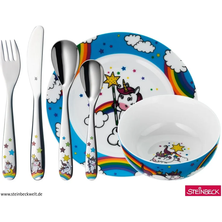 WMF Kinderbesteck-Set Einhorn, 6-teilig – Bild 5