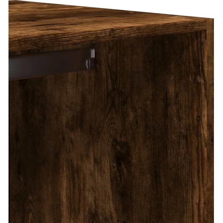 vidaXL Kleiderschrank Räuchereiche 80x50x200 cm Holzwerkstoffs 3307751 – Bild 8