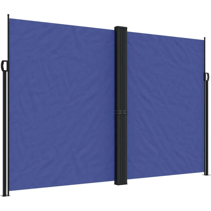 Seitenmarkise Ausziehbar, Balkon Sichtschutz Blau 220x1000 cm – Bild 2