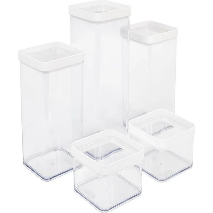 ROTHO Vorratsdose, Kunststoff, (Vorratsdosenset, Set 5tlg) – Bild 4