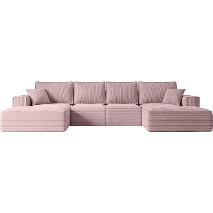 ALTDECOR Wohnlandschaft SIERRA-U-S, Couch mit Schlaffunktion, Wohnzimmer - Wohnlandschaft, Corner Sofa Bett Eckcouch Couch L-Form Schlafcouch Ausziehbar – Bild 2