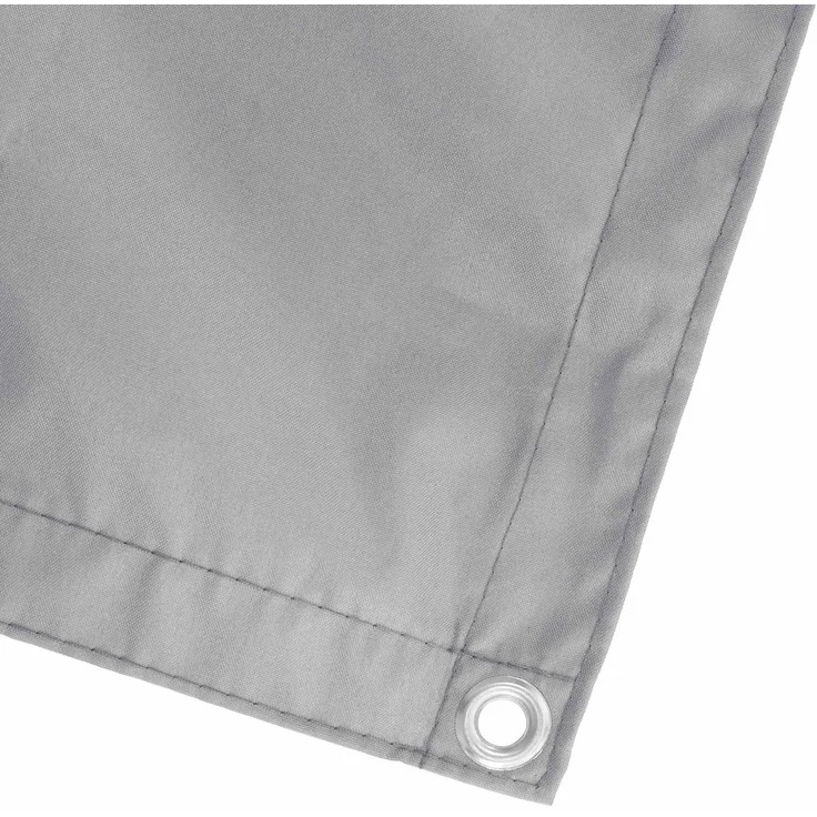 vidaXL Balkonsichtschutz Hellgrau 100 x 300 cm Oxford-Stoff 42030545 – Bild 2