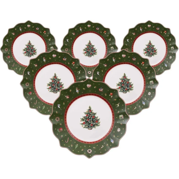 Villeroy & Boch Toy's Delight Frühstücksteller ø 24,5 cm grün 6er Set