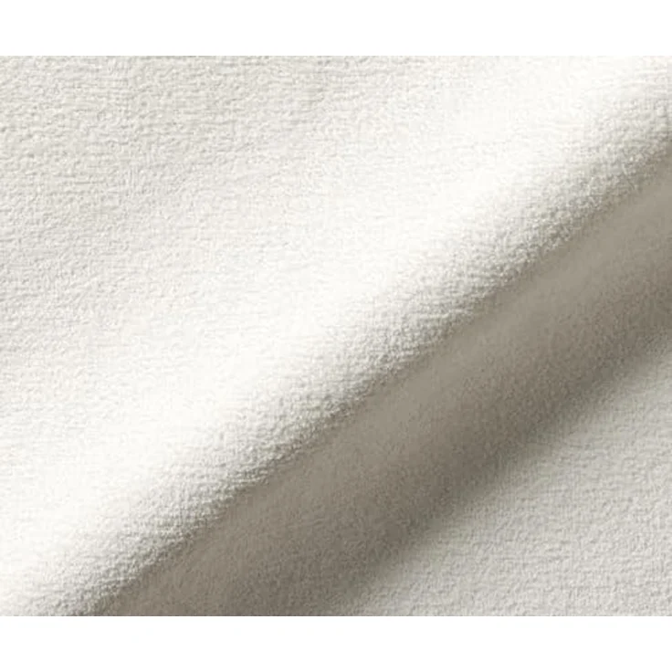 Barstuhl Yago-Flex Bouclé Soft Beige Drehfuß höhenverstellbar Edelstahl Silberfarben Taschenfederkern – Bild 4