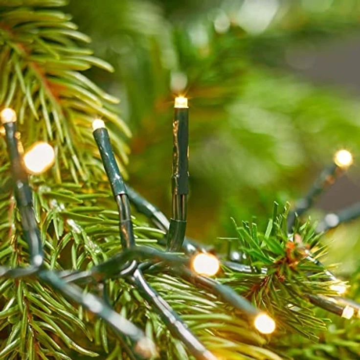 Weihnachtsbeleuchtung | Kompakter cluster | 560 LED's | Warmweiss | 11.2 m | Lichteffekte: 7 | Innen- und Aussenbereich | Netzstromversorgung – Bild 5