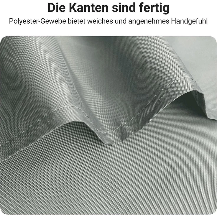 Duschvorhang 150x200cm Grau, Antischimmel – Bild 5