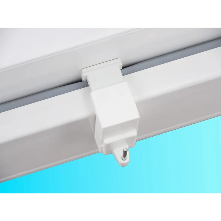 dekondo Fensterhaken Fensterhaken/Dekohaken/Fensterklipp, weiß, universal, für Gardinenstangen/Vitragenstangen/Scheibengardinen und Fensterdekorationen, (10-St), Klemmbereich 10-24mm, vorderes Element drehbar – Bild 6