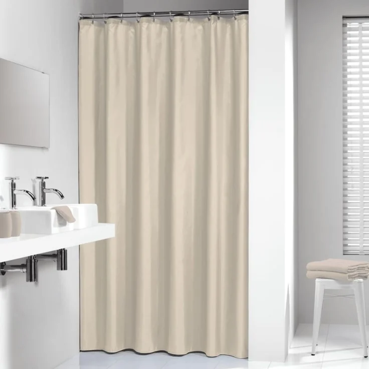 Sealskin Duschvorhang Granada 180 cm Beige 217001360 406058 – Bild 1