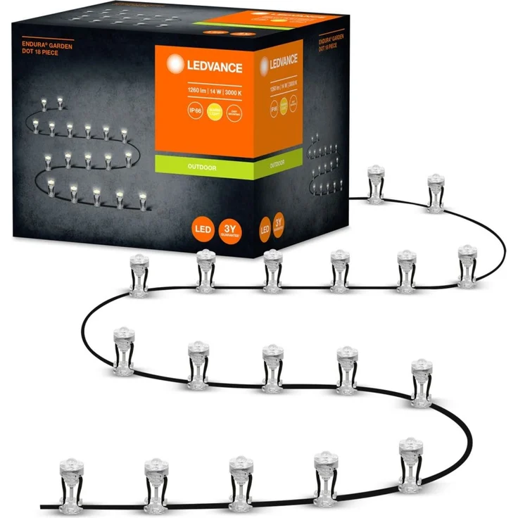 LEDVANCE ENDURA GARDEN DOT 18 Dots 3000K – Bild 3