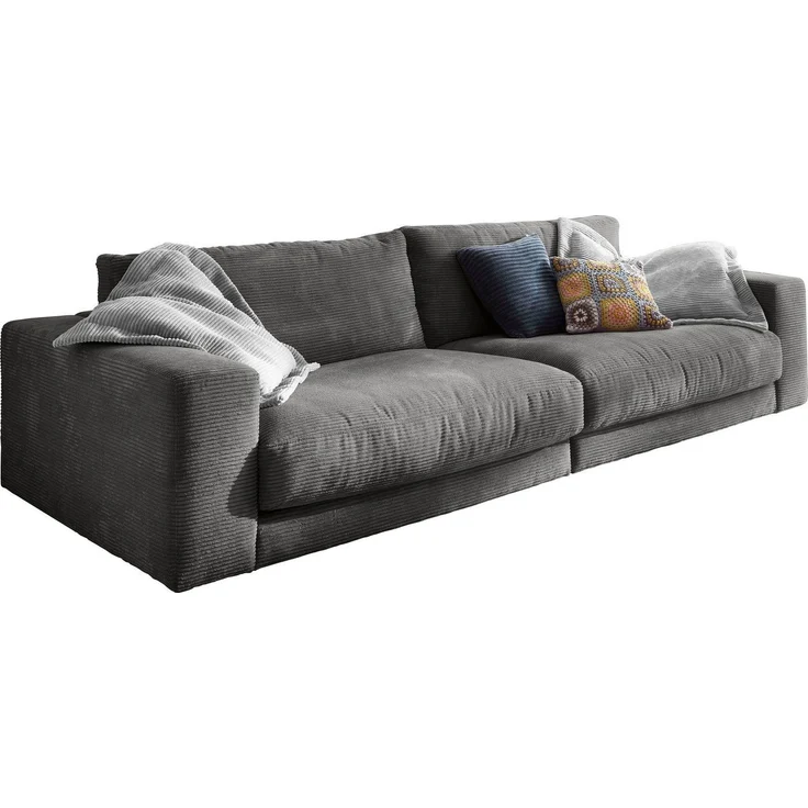 Places of Style Big-Sofa Enisa, legere Polsterung B/T/H: 290/127/85 cm, Zeitloses und stylisches Loungemöbel, in Fein- und Breitcord – Bild 5