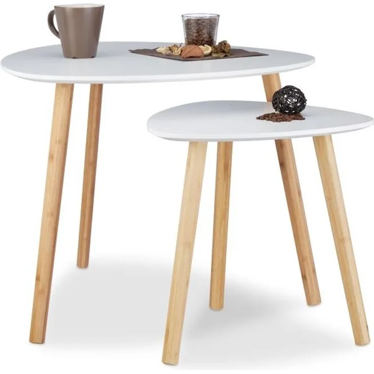Satztisch 2er Set im nordischen Design