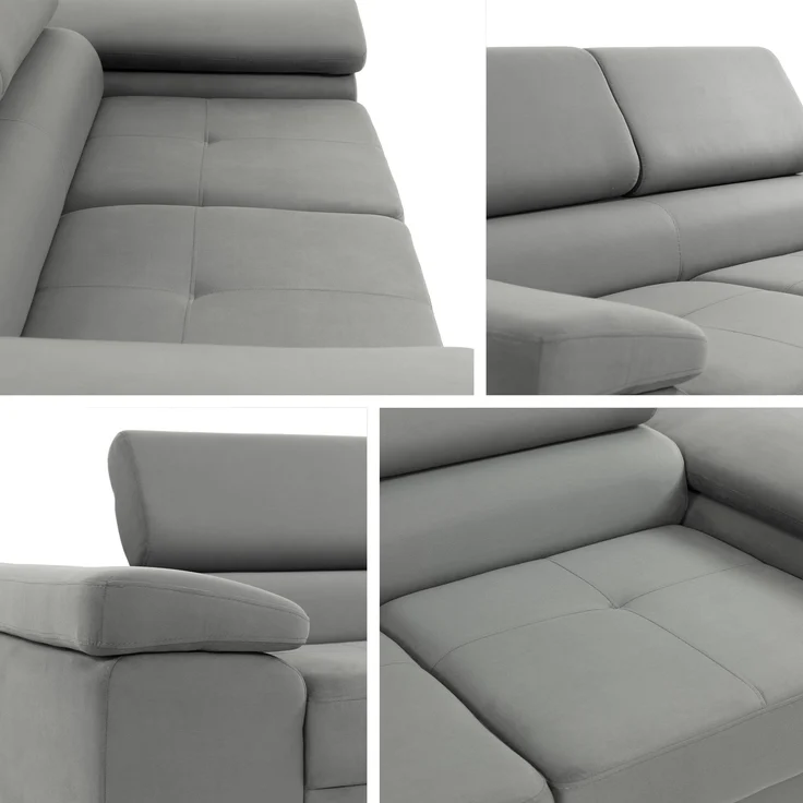 Sofa Torezio Cord II mit Einstellbare Kopfstützen (Poso 110) – Bild 6