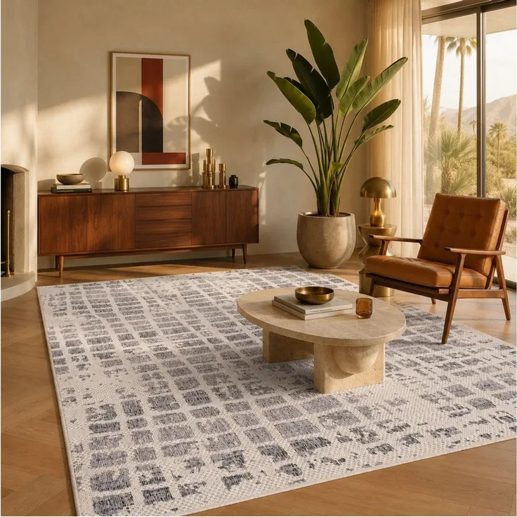 Pergamon Outdoorteppich In- und Outdoor Teppich Carpetto, Rechteckig, Höhe: 6 mm