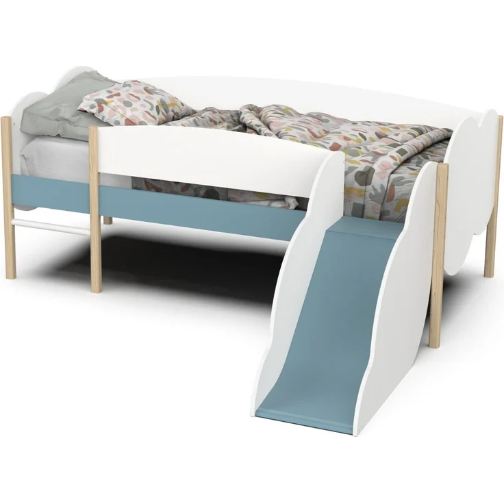 Calicosy Set Rutschbett Wolke und 2 Schubladen - LONGANE - Weiß – Bild 5