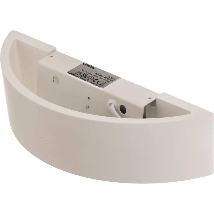 Lindby Wandleuchte Konstantin, Gips Weiß IP20, 1 x 25 W – Bild 4