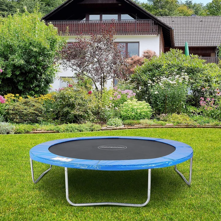 Monzana Trampolin Randabdeckung 30cm breit 100% UV-beständig reißfest Federabdeckung 366cm – Bild 2