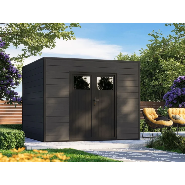 WPC Gartenhaus Modell Cubus 8,12 m² – Bild 2