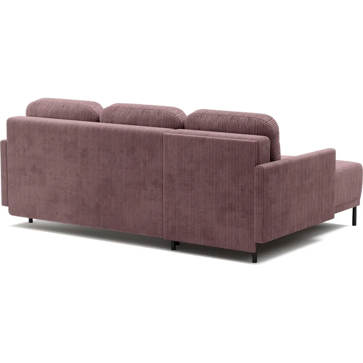 Selsey 'Hamiel' Ecksofa mit Schlaffunktion & Bettkasten, Cord, Universal, Lila – Bild 9