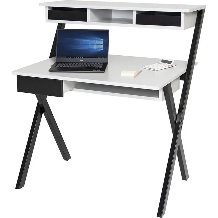 Homeoffice Schreibtisch X-Home grau Dekor – Bild 8