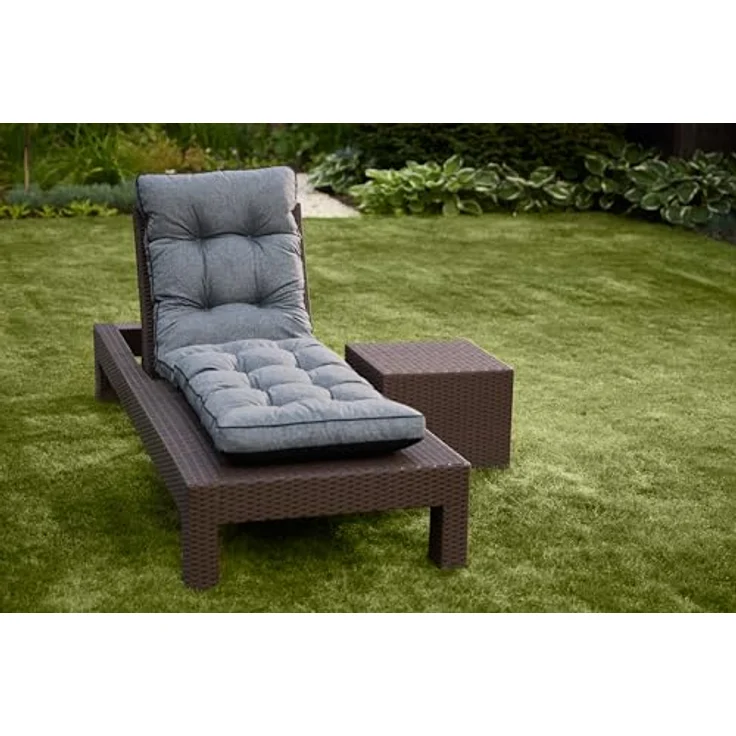 Bjird Liegenauflage, Polyester grün, 200 x 55 x 8 cm – Bild 6