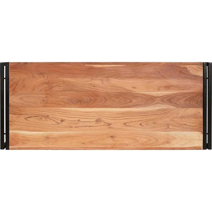vidaXL Badregal mit Regal Braun 120 x 50 x 23 cm Massivholz Akazie 4102764 – Bild 6
