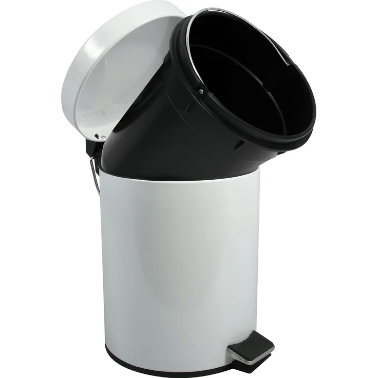 Treteimer 5 Liter Weiß