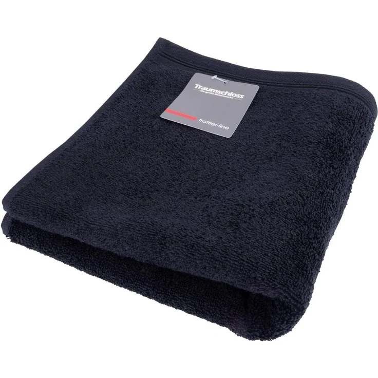 Traumschloss Frottier-Line, Frottier (1-St), Flauschig weich & angenehm zur Haut, 1x Badetuch, Schwarz, 100x150