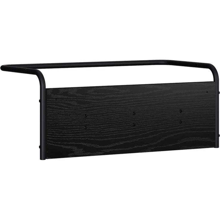 vidaXL Garderobenständer 60 x 30 x 25 cm Schwarz Eichen-Optik 8014082 – Bild 4