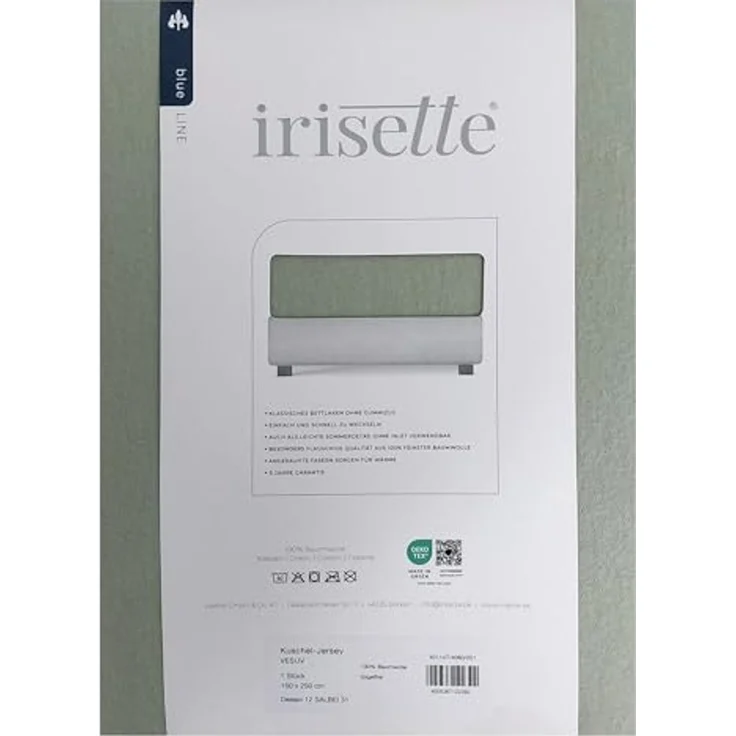 Irisette Betttuch Vesuv 12, Jersey, Gummizug: ohne, (1 Stück), flauschig und warm, ohne Gummizug – Bild 4