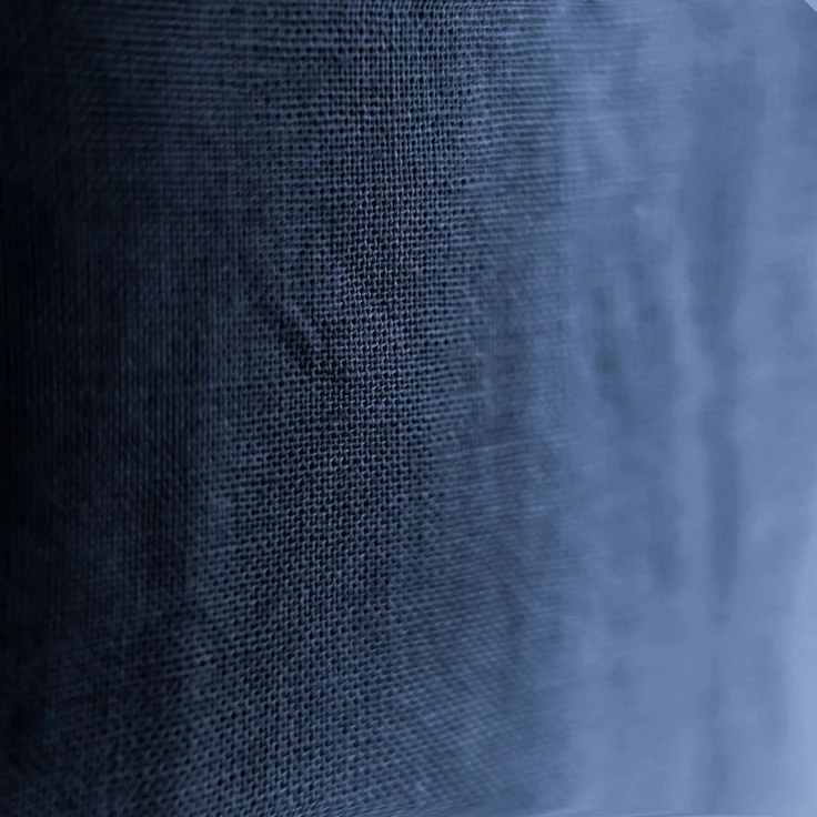 Einfarbige Bettwäschen-Sets für Einzel- und Doppelbetten, 100% Baumwolle Dunkelblau 155x200 cm – Bild 5