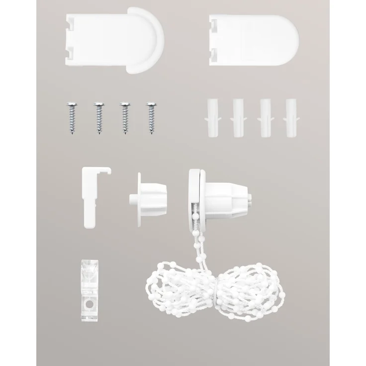 Lysel Outlet - Verdunkelungsrollo Shiny Reinweiß, (B x H) 122.50cm x 175cm in weiß/reinweiß – Bild 8