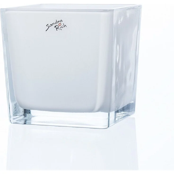 Sandra Rich Blumentopf Blumentopf White Emotion weiß eckig von Sandra Rich – Bild 5