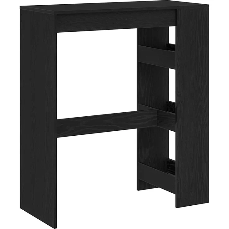 vidaXL Bartisch mit Regal, Holzwerkstoff, 90 x 40 x 103,5 cm, Schwarze Eiche – Bild 6