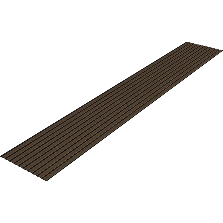 3D-Wandpaneel Bronckhorst 24er Set 195x31,5 cm Dunkler Holzton [NEU. HOLZ] – Bild 2