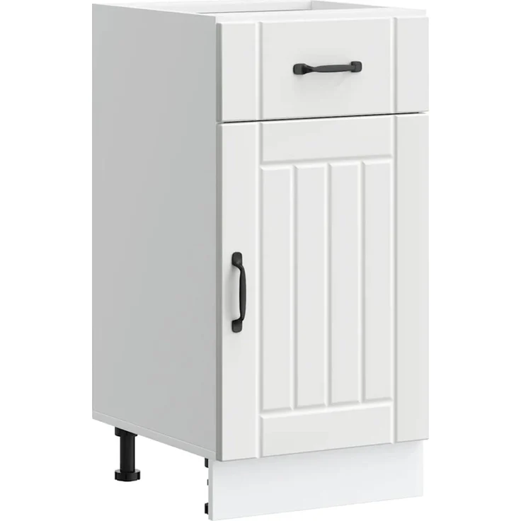 vidaXL Küchen-Unterschrank Lucca Weiß Holzwerkstoff 853707 – Bild 1